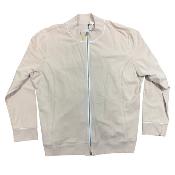 Zenergy by Chico's Jacket Women's XL Beige Long Sleeve Full Zip Outdoor Stretch - Picture 1 of 5